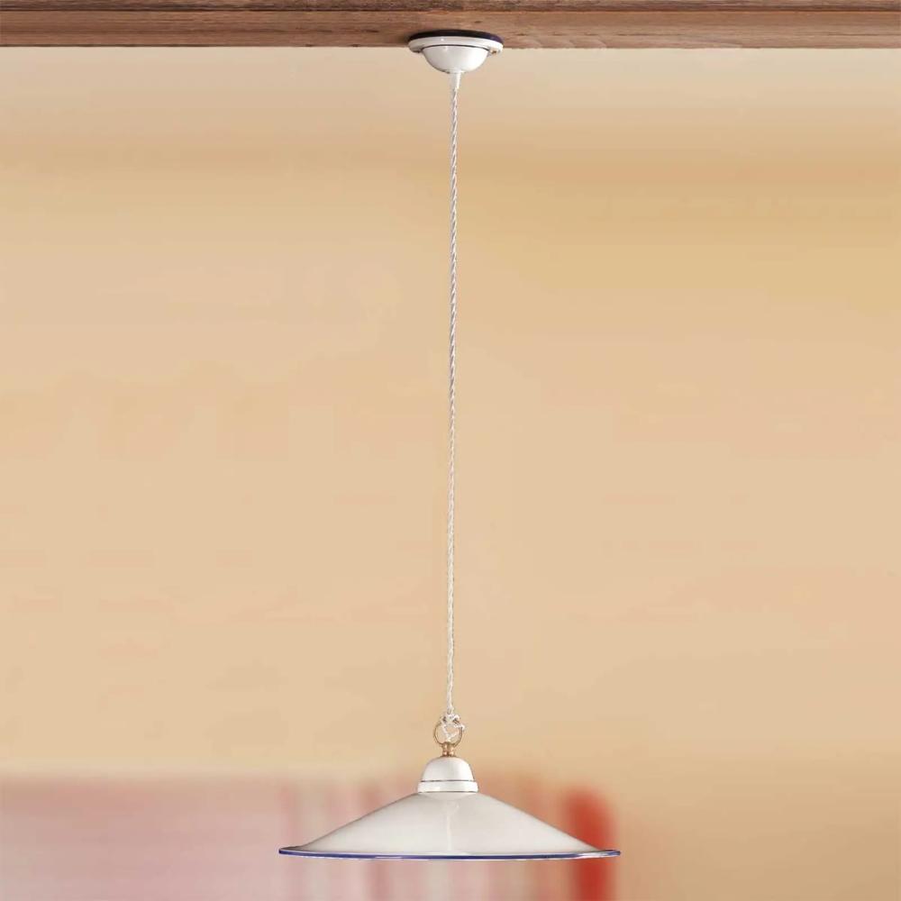 mediterran kek festett fuggesztek klasszikus polgari elegans keramia fenyes lampa provence provence kastely villa etkezo nappali haloszoba olasz toszkan kezzel festett lampa.jpg